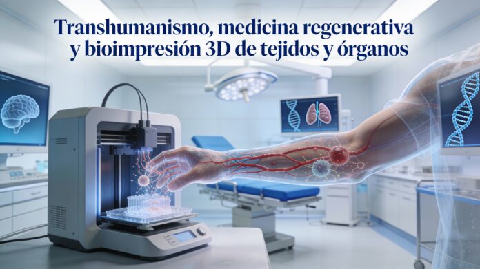 Transhumanismo, medicina regenerativa y bioimpresión 3D de tejidos y órganos
